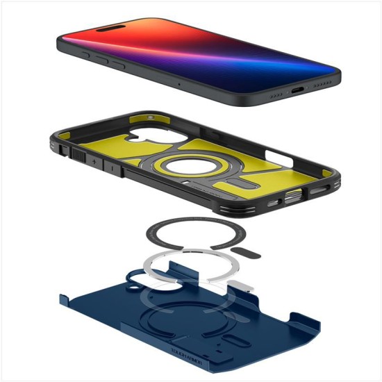Husa Spigen Tough Armor MagSafe compatibila cu iPhone 16 Navy Blue (Spigen, iPhone 16) by www.silkase.ro Husa Spigen Tough Armor MagSafe compatibila cu iPhone 16 Navy Blue (iPhone 16, ACS08217) by www.silkase.ro