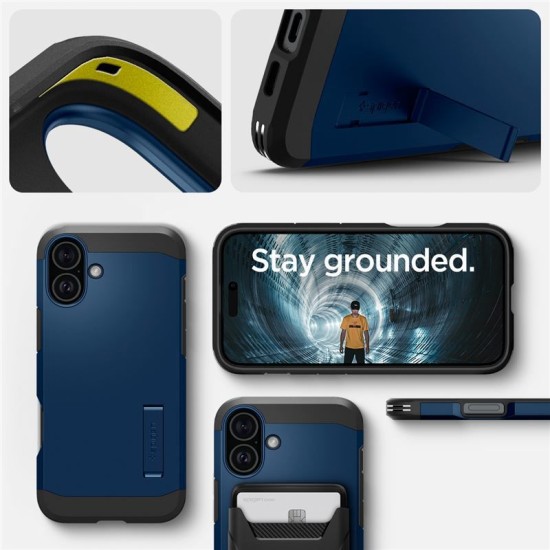 Husa Spigen Tough Armor MagSafe compatibila cu iPhone 16 Navy Blue (Spigen, iPhone 16) by www.silkase.ro Husa Spigen Tough Armor MagSafe compatibila cu iPhone 16 Navy Blue (iPhone 16, ACS08217) by www.silkase.ro