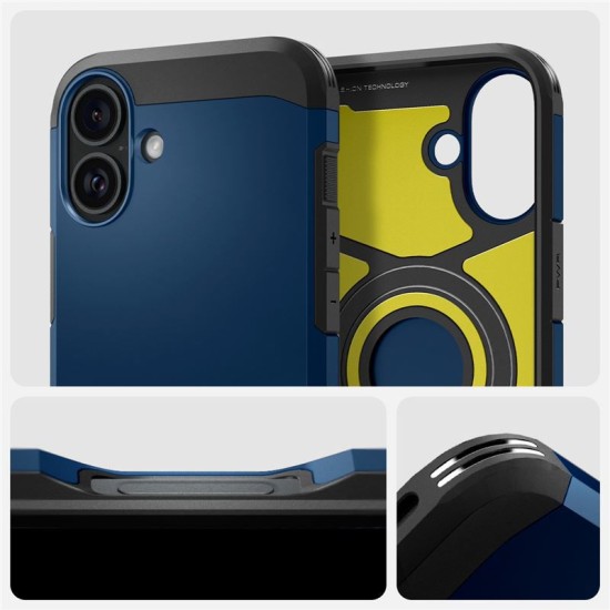 Husa Spigen Tough Armor MagSafe compatibila cu iPhone 16 Navy Blue (Spigen, iPhone 16) by www.silkase.ro Husa Spigen Tough Armor MagSafe compatibila cu iPhone 16 Navy Blue (iPhone 16, ACS08217) by www.silkase.ro