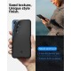 Husa Spigen Essential SandBlast compatibila cu Samsung Galaxy M35 5G Matte Black (Ingredi, ACS08263) by www.silkase.ro