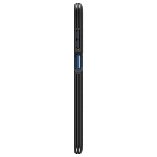 Husa Spigen Essential SandBlast compatibila cu Samsung Galaxy M35 5G Matte Black (Ingredi, ACS08263) by www.silkase.ro