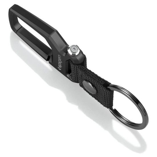 Set 2 carabine cu inel pentru chei Spigen, negre (Spigen, Ingredi) by www.silkase.ro Set 2 carabine cu inel pentru chei Spigen, negre (Diverse accesorii, AHP08270) by www.silkase.ro