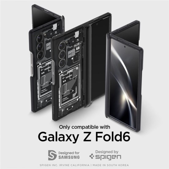 Spigen Ultra Hybrid Pro, Samsung Galaxy Z Fold6, Zero One, negru (Spigen, Telefoane Samsung) by www.silkase.ro Spigen Ultra Hybrid Pro, Samsung Galaxy Z Fold6, Zero One, negru (Telefoane Samsung, ACS08282) by www.silkase.ro