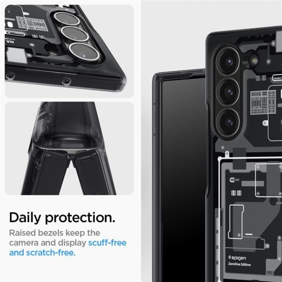Spigen Ultra Hybrid Pro, Samsung Galaxy Z Fold6, Zero One, negru (Spigen, Telefoane Samsung) by www.silkase.ro Spigen Ultra Hybrid Pro, Samsung Galaxy Z Fold6, Zero One, negru (Telefoane Samsung, ACS08282) by www.silkase.ro