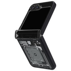 Spigen Ultra Hybrid Pro,  Samsung Galaxy Z Flip6/7 FE, Zero One, negru