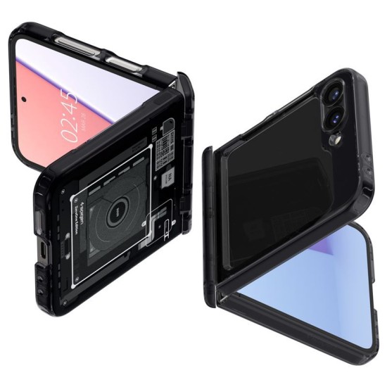 Spigen Ultra Hybrid Pro, Samsung Galaxy Z Flip6/7 FE, Zero One, negru (Spigen, Z Flip 7 FE) by www.silkase.ro Spigen Ultra Hybrid Pro, Samsung Galaxy Z Flip6/7 FE, Zero One, negru (Z Flip 7 FE, ACS08289) by www.silkase.ro