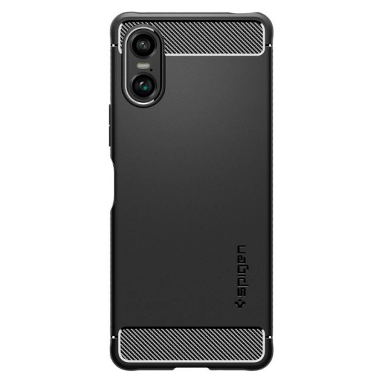 Husa Spigen Rugged Armor compatibila cu Sony Xperia 10 VI Matte Black (Spigen, Xperia 10 VI) by www.silkase.ro Husa Spigen Rugged Armor compatibila cu Sony Xperia 10 VI Matte Black (Xperia 10 VI, ACS08298) by www.silkase.ro