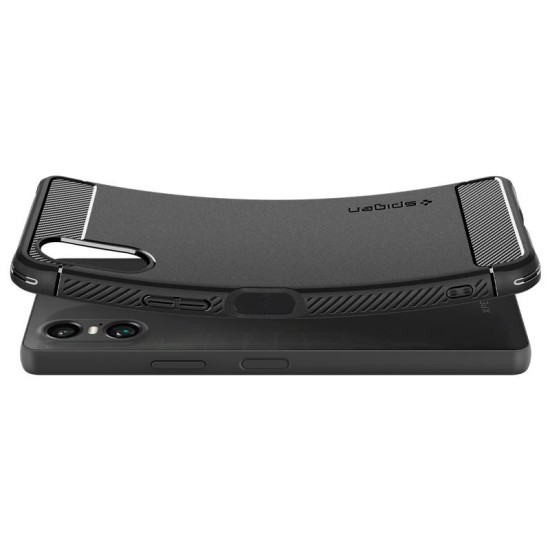 Husa Spigen Rugged Armor compatibila cu Sony Xperia 10 VI Matte Black (Spigen, Xperia 10 VI) by www.silkase.ro Husa Spigen Rugged Armor compatibila cu Sony Xperia 10 VI Matte Black (Xperia 10 VI, ACS08298) by www.silkase.ro