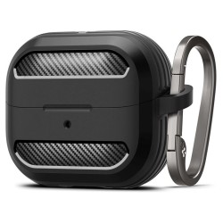 Husa Spigen Rugged Armor compatibila cu Samsung Galaxy Buds 3 / 3 Pro Matte Black