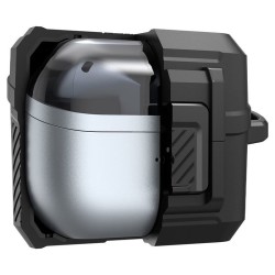 Husa casti, Spigen, Pentru Samsung Galaxy Buds 3, Negru