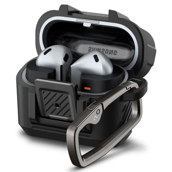 Husa casti, Spigen, Pentru Samsung Galaxy Buds 3, Negru (Spigen, Ingredi) by www.silkase.ro Husa casti, Spigen, Pentru Samsung Galaxy Buds 3, Negru (Ingredi, ACS08332) by www.silkase.ro