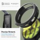 Husa Spigen Liquid Air compatibila cu Samsung Galaxy Watch 7 40mm Matte Black (Ingredi, ACS07899) by www.silkase.ro