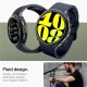 Husa Spigen Liquid Air compatibila cu Samsung Galaxy Watch 7 44mm Matte Black (Ingredi, ACS07900) by www.silkase.ro