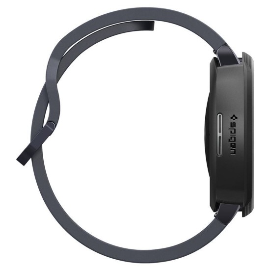 Husa Spigen Liquid Air compatibila cu Samsung Galaxy Watch 7 44mm Matte Black (Ingredi, ACS07900) by www.silkase.ro