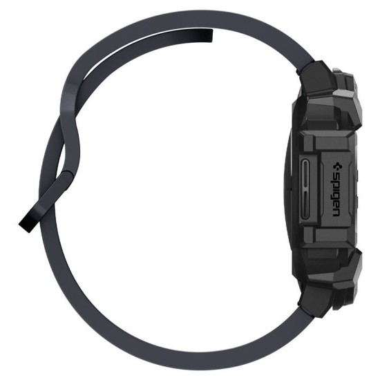 Husa Spigen Rugged Armor compatibila cu Samsung Galaxy Watch 7 44mm Matte Black (Spigen, Ingredi) by www.silkase.ro Husa Spigen Rugged Armor compatibila cu Samsung Galaxy Watch 7 44mm Matte Black (Ingredi, ACS08337) by www.silkase.ro