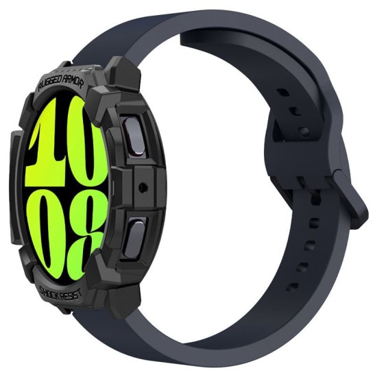 Husa Spigen Rugged Armor compatibila cu Samsung Galaxy Watch 7 44mm Matte Black (Spigen, Ingredi) by www.silkase.ro Husa Spigen Rugged Armor compatibila cu Samsung Galaxy Watch 7 44mm Matte Black (Ingredi, ACS08337) by www.silkase.ro