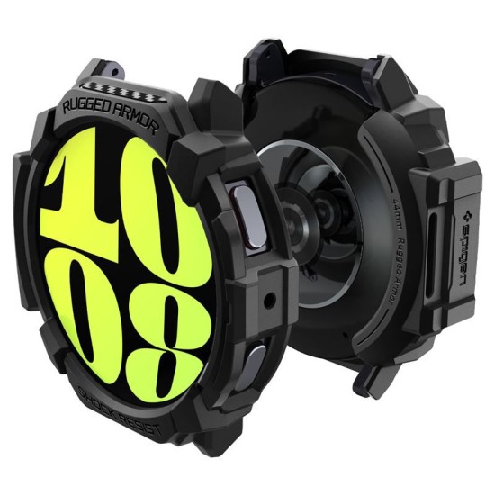 Husa Spigen Rugged Armor compatibila cu Samsung Galaxy Watch 7 44mm Matte Black (Spigen, Ingredi) by www.silkase.ro Husa Spigen Rugged Armor compatibila cu Samsung Galaxy Watch 7 44mm Matte Black (Ingredi, ACS08337) by www.silkase.ro