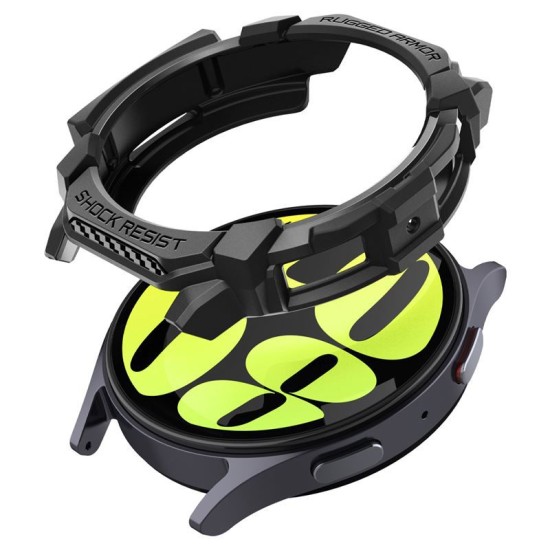 Husa Spigen Rugged Armor compatibila cu Samsung Galaxy Watch 7 44mm Matte Black (Spigen, Ingredi) by www.silkase.ro Husa Spigen Rugged Armor compatibila cu Samsung Galaxy Watch 7 44mm Matte Black (Ingredi, ACS08337) by www.silkase.ro