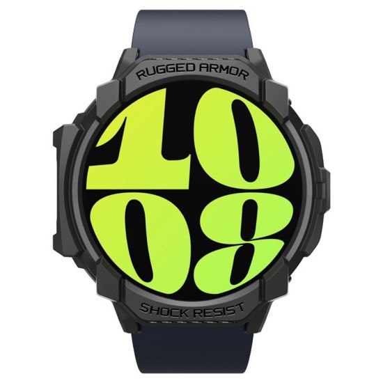 Husa Spigen Rugged Armor compatibila cu Samsung Galaxy Watch 7 44mm Matte Black (Spigen, Ingredi) by www.silkase.ro Husa Spigen Rugged Armor compatibila cu Samsung Galaxy Watch 7 44mm Matte Black (Ingredi, ACS08337) by www.silkase.ro