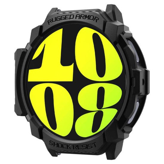 Husa Spigen Rugged Armor compatibila cu Samsung Galaxy Watch 7 44mm Matte Black (Spigen, Ingredi) by www.silkase.ro Husa Spigen Rugged Armor compatibila cu Samsung Galaxy Watch 7 44mm Matte Black (Ingredi, ACS08337) by www.silkase.ro