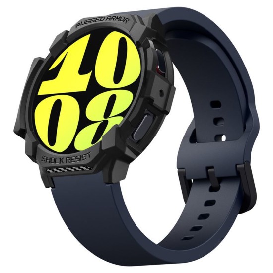 Husa Spigen Rugged Armor compatibila cu Samsung Galaxy Watch 7 44mm Matte Black (Spigen, Ingredi) by www.silkase.ro Husa Spigen Rugged Armor compatibila cu Samsung Galaxy Watch 7 44mm Matte Black (Ingredi, ACS08337) by www.silkase.ro