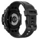 Husa Spigen Rugged Armor Pro compatibila cu Samsung Galaxy Watch 7 44mm Matte Black (Ingredi, ACS08338) by www.silkase.ro