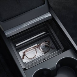Organizator glisant inferior consola Spigen pentru Tesla Model 3 2024, negru Organizator glisant inferior consola Spigen pentru Tesla Model 3 2024, negru