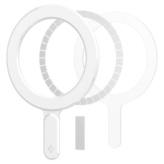 Adaptor Spigen OneTap Ring Magnetic compatibil cu functia MagSafe White (Spigen, Incarcatoare) by www.silkase.ro Adaptor Spigen OneTap Ring Magnetic compatibil cu functia MagSafe White (Incarcatoare, ACP08346) by www.silkase.ro
