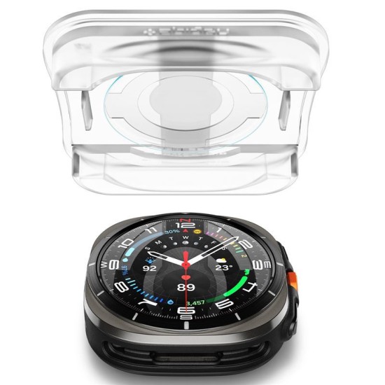 Folie protectie, Spigen Glas.TR EZ Fit pentru Samsung Galaxy Watch Ultra, 2 bucati, 9H, transparent, 38mm (Spigen, Ingredi) by www.silkase.ro Folie protectie, Spigen Glas.TR EZ Fit pentru Samsung Galaxy Watch Ultra, 2 bucati, 9H, transparent, 38mm (Ingredi, AGL08349) by www.silkase.ro