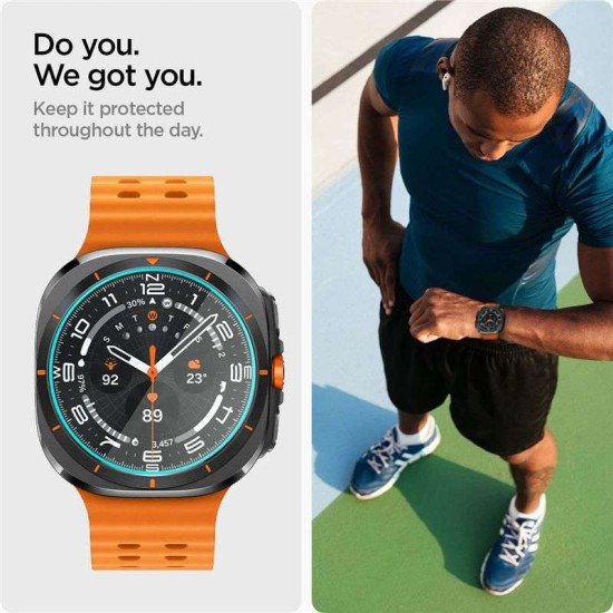 Folie protectie, Spigen Glas.TR EZ Fit pentru Samsung Galaxy Watch Ultra, 2 bucati, 9H, transparent, 38mm (Spigen, Ingredi) by www.silkase.ro Folie protectie, Spigen Glas.TR EZ Fit pentru Samsung Galaxy Watch Ultra, 2 bucati, 9H, transparent, 38mm (Ingredi, AGL08349) by www.silkase.ro