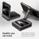 Husa Spigen Tough Armor Pro compatibila cu Samsung Galaxy Z Flip 6 Gunmetal (Z Flip 6, ACS08360) by www.silkase.ro