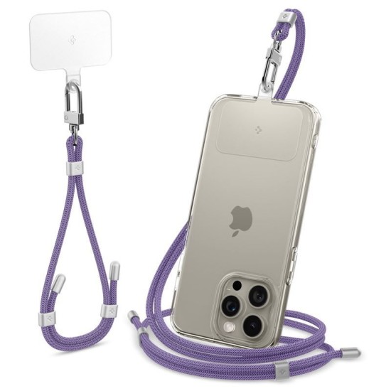 Set 2 curele Spigen, design crossbody/pentru incheietura, 790mm/220mm, violet inchis (Spigen, Accesorii telefoane) by www.silkase.ro Set 2 curele Spigen, design crossbody/pentru incheietura, 790mm/220mm, violet inchis (Șnururi și Curele Telefon, AFA08363) by www.silkase.ro
