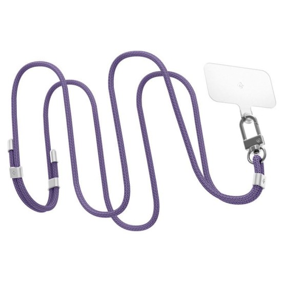 Set 2 curele Spigen, design crossbody/pentru incheietura, 790mm/220mm, violet inchis (Spigen, Accesorii telefoane) by www.silkase.ro Set 2 curele Spigen, design crossbody/pentru incheietura, 790mm/220mm, violet inchis (Șnururi și Curele Telefon, AFA08363) by www.silkase.ro