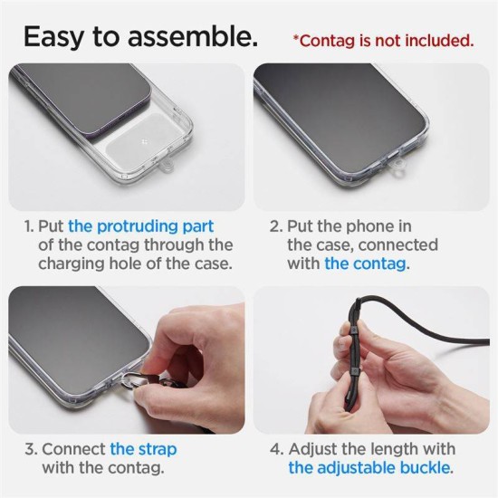 Snur pentru carcase Spigen Crossbody Strap, Ajustabil, Mov (Spigen, Accesorii telefoane) by www.silkase.ro Snur pentru carcase Spigen Crossbody Strap, Ajustabil, Mov (Șnururi și Curele Telefon, AFA08366) by www.silkase.ro