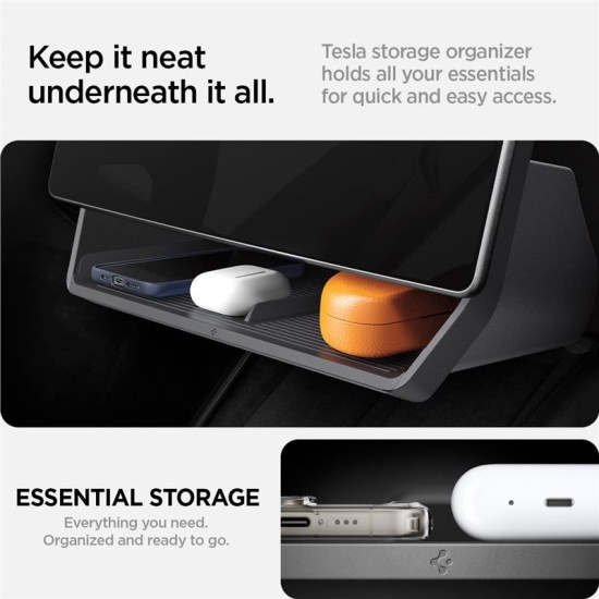 Organizator depozitare sub ecran Spigen pentru Tesla Model 3 2024, negru (Spigen, Ingredi) by www.silkase.ro Organizator depozitare sub ecran Spigen pentru Tesla Model 3 2024, negru (Accesorii auto, ACP08373) by www.silkase.ro