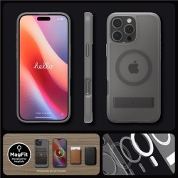 Husa Spigen Ultra Hybrid S MagSafe compatibila cu iPhone 16 Pro Max Frost Gray Husa Spigen Ultra Hybrid S MagSafe compatibila cu iPhone 16 Pro Max Frost Gray