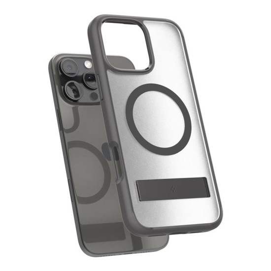 Husa Spigen Ultra Hybrid S MagSafe compatibila cu iPhone 16 Pro Max Frost Gray (iPhone 16 Pro Max, ACS08378) by www.silkase.ro