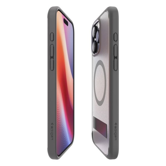 Husa Spigen Ultra Hybrid S MagSafe compatibila cu iPhone 16 Pro Max Frost Gray (iPhone 16 Pro Max, ACS08378) by www.silkase.ro