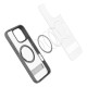 Husa Spigen Ultra Hybrid S MagSafe compatibila cu iPhone 16 Pro Max Frost Gray (iPhone 16 Pro Max, ACS08378) by www.silkase.ro