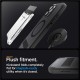 Husa Spigen Ultra Hybrid S MagSafe compatibila cu iPhone 16 Pro Frost Black (iPhone 15 Pro, ACS08379) by www.silkase.ro