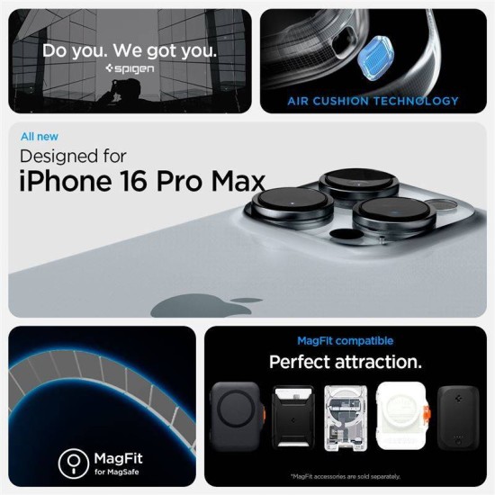 Husa Spigen Ultra Hybrid MagSafe compatibila cu iPhone 16 Pro Max Zero One Natural Titanium (Spigen, iPhone 16 Pro Max) by www.silkase.ro Husa Spigen Ultra Hybrid MagSafe compatibila cu iPhone 16 Pro Max Zero One Natural Titanium (iPhone 16 Pro Max, ACS08381) by www.silkase.ro