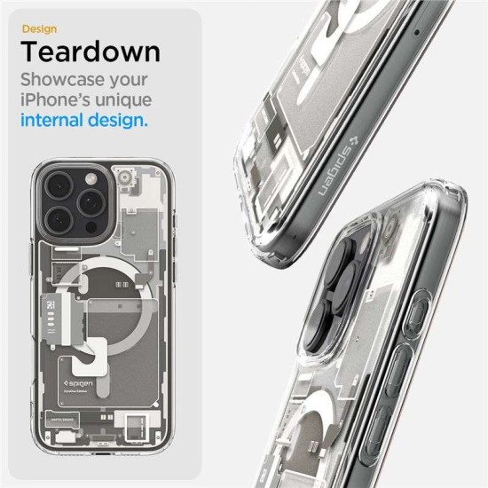 Husa Spigen Ultra Hybrid MagSafe compatibila cu iPhone 16 Pro Max Zero One Natural Titanium (Spigen, iPhone 16 Pro Max) by www.silkase.ro Husa Spigen Ultra Hybrid MagSafe compatibila cu iPhone 16 Pro Max Zero One Natural Titanium (iPhone 16 Pro Max, ACS08381) by www.silkase.ro