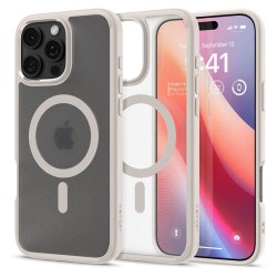 Husa Spigen Ultra Hybrid MagSafe compatibila cu iPhone 16 Pro Max Frost Natural Titanium