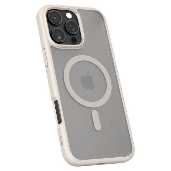 Husa Spigen Ultra Hybrid MagSafe compatibila cu iPhone 16 Pro Max Frost Natural Titanium (Spigen, iPhone 16 Pro Max) by www.silkase.ro Husa Spigen Ultra Hybrid MagSafe compatibila cu iPhone 16 Pro Max Frost Natural Titanium (iPhone 16 Pro Max, ACS08382) by www.silkase.ro