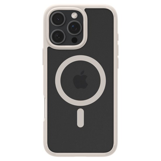 Husa Spigen Ultra Hybrid MagSafe compatibila cu iPhone 16 Pro Max Frost Natural Titanium (Spigen, iPhone 16 Pro Max) by www.silkase.ro Husa Spigen Ultra Hybrid MagSafe compatibila cu iPhone 16 Pro Max Frost Natural Titanium (iPhone 16 Pro Max, ACS08382) by www.silkase.ro