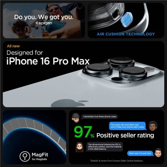 Husa Spigen Ultra Hybrid MagSafe compatibila cu iPhone 16 Pro Max Frost Natural Titanium (Spigen, iPhone 16 Pro Max) by www.silkase.ro Husa Spigen Ultra Hybrid MagSafe compatibila cu iPhone 16 Pro Max Frost Natural Titanium (iPhone 16 Pro Max, ACS08382) by www.silkase.ro