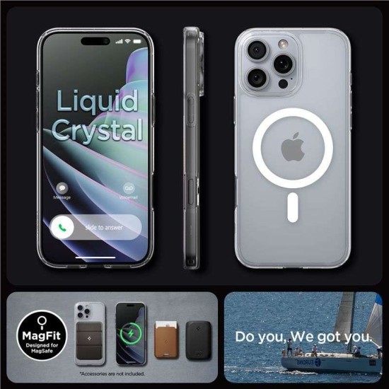 Husa de protectie Spigen, Magsafe pentru iPhone 16 Pro Max, transparenta (Spigen, iPhone 16 Pro Max) by www.silkase.ro Husa de protectie Spigen, Magsafe pentru iPhone 16 Pro Max, transparenta (iPhone 16 Pro Max, ACS08387) by www.silkase.ro