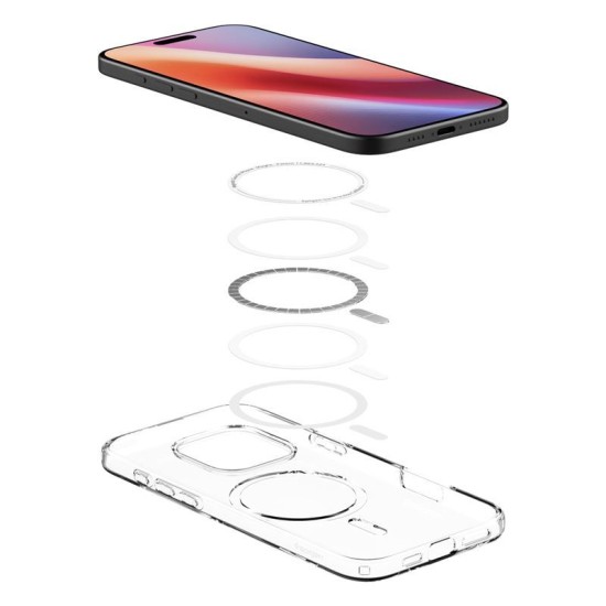 Husa pentru Apple iPhone 16 Pro Spigen liquid crystal magsafe transparent (iPhone 15 Pro, ACS08389) by www.silkase.ro
