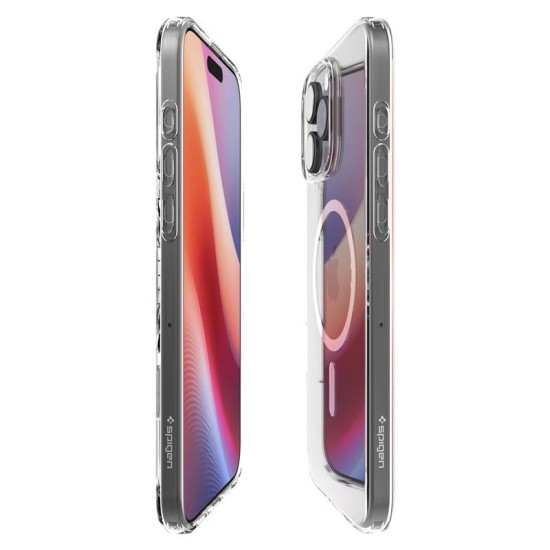 Husa pentru Apple iPhone 16 Pro Spigen liquid crystal magsafe transparent (iPhone 15 Pro, ACS08389) by www.silkase.ro