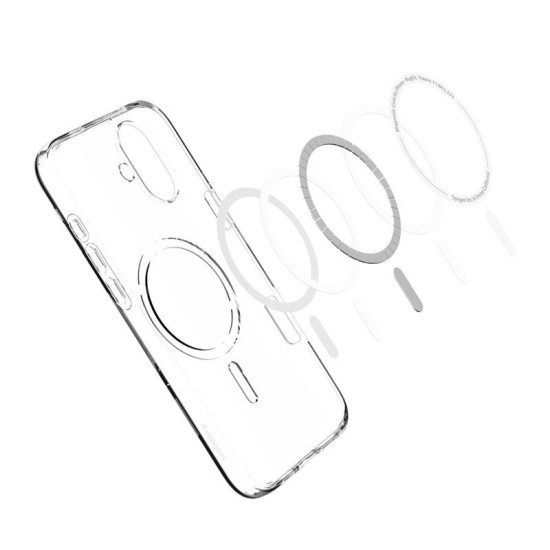 Husa Spigen Liquid Crystal Mag do MagSafe pentru iPhone 16, transparenta (Spigen, iPhone 16) by www.silkase.ro Husa Spigen Liquid Crystal Mag do MagSafe pentru iPhone 16, transparenta (iPhone 16, ACS08390) by www.silkase.ro
